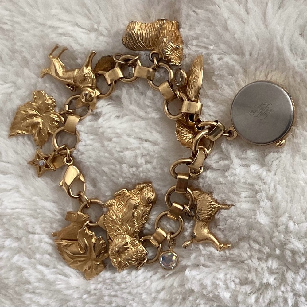 Kirks Folly Vintage 90’s Charm Bracelet & Watch - Picture 2 of 5